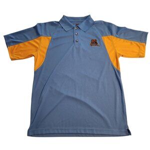 UCLA Bruins Polo Shirt Light Blue / Yellow  College Golf Red Oak Mens Medium